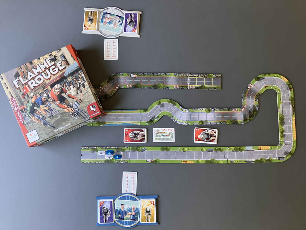Spielaufbau für 2 Personen