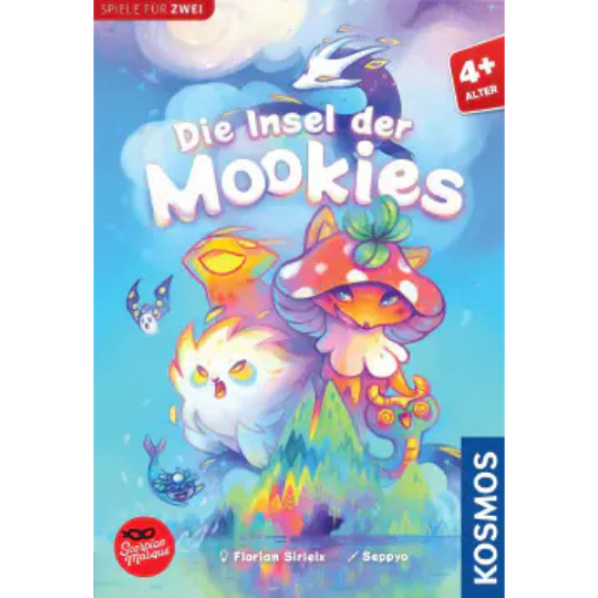 Das Cover vom Kinderspiel des Jahres 2026 - Die Insel der Mookies